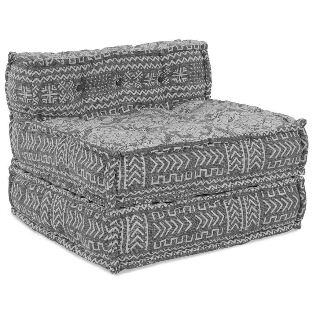 Vidaxl modulares Sofa hellgrau 70 x 70 x 56 cm Stoff