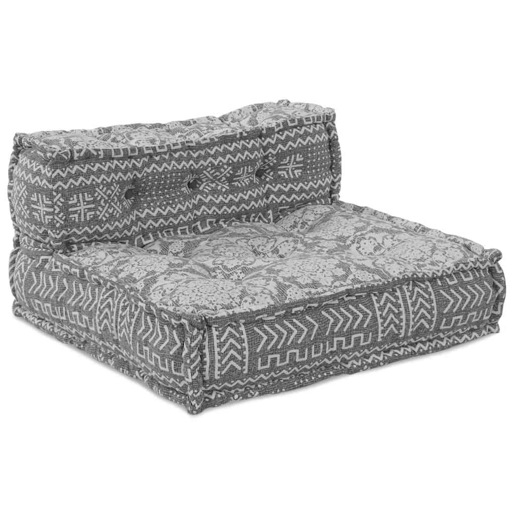 Vidaxl modulares Sofa hellgrau 70 x 70 x 56 cm Stoff