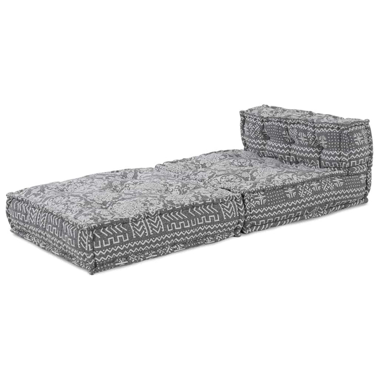 Vidaxl modulares Sofa hellgrau 70 x 70 x 56 cm Stoff