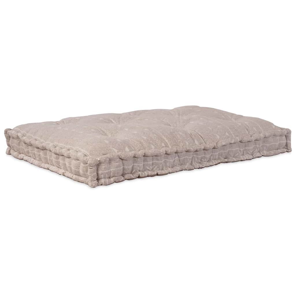Vidaxx Modulsofa hellbraun 120 x 80 x 12 cm Stoff