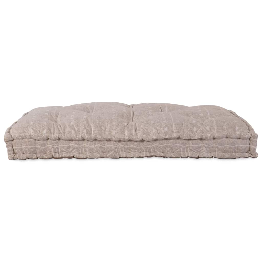 Vidaxx Modulsofa hellbraun 120 x 80 x 12 cm Stoff