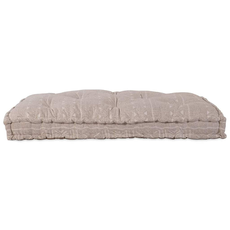 Vidaxx Modulsofa hellbraun 120 x 80 x 12 cm Stoff