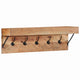 Vidaxx Garderobenständer mit Ablage braun 73 x 19 x 23 cm massives Akazienholz