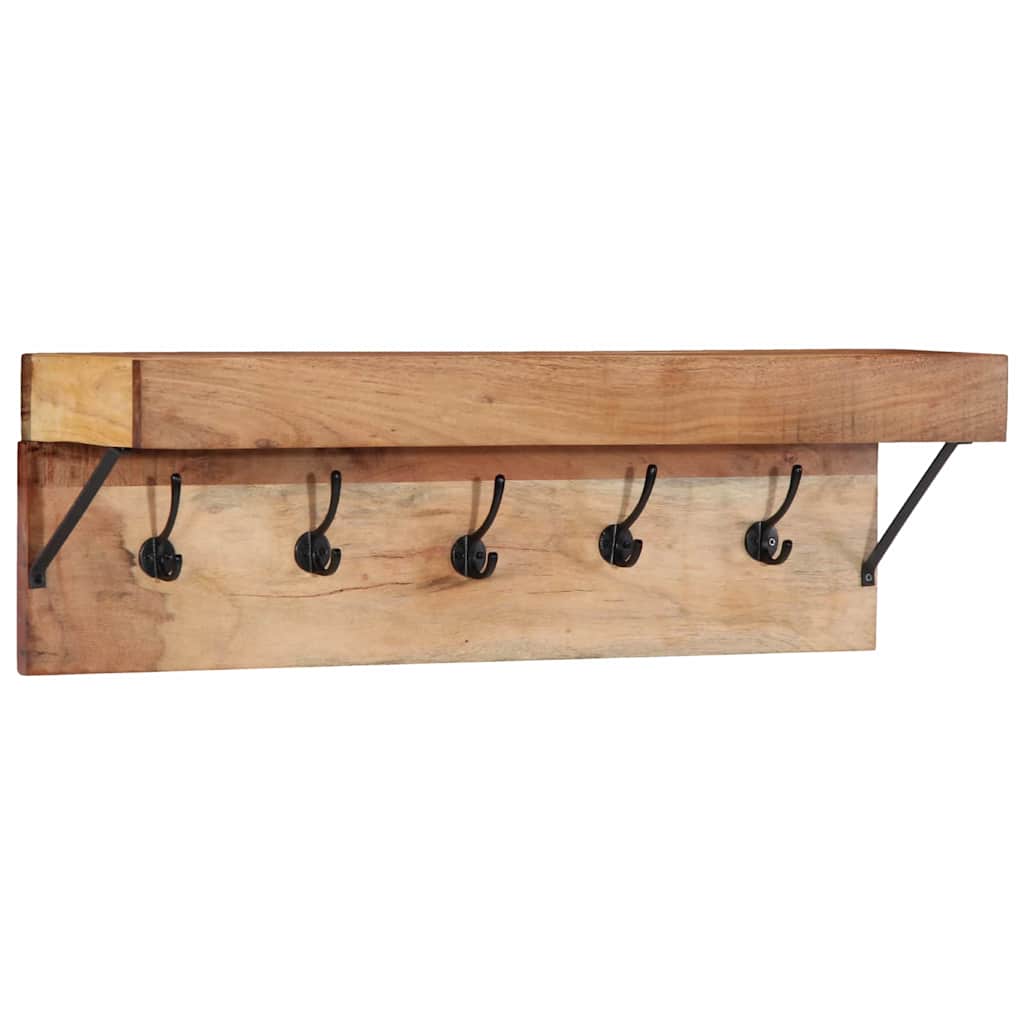 Vidaxx Garderobenständer mit Ablage braun 73 x 19 x 23 cm massives Akazienholz