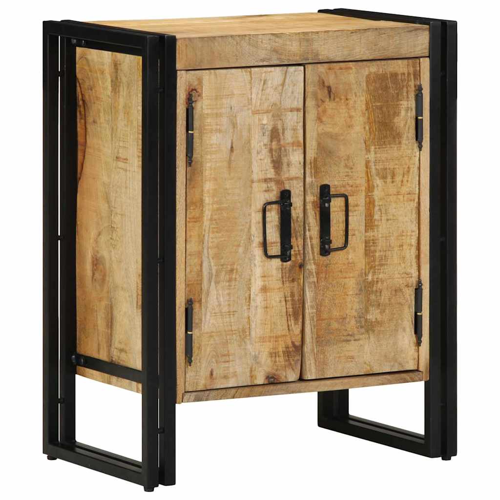 Vidaxx Schuhschrank mit Regal braun 56 x 35 x 70 cm massives Mangoholz