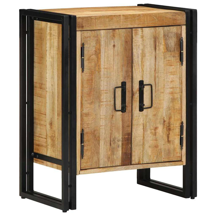 Vidaxx Schuhschrank mit Regal braun 56 x 35 x 70 cm massives Mangoholz