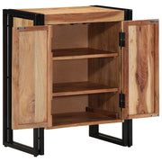 Vidaxx Schuhschrank mit Regal braun 56 x 35 x 70 cm massives Akazienholz - afbeelding 2