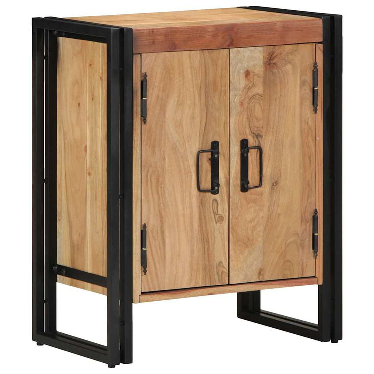 Vidaxx Schuhschrank mit Regal braun 56 x 35 x 70 cm massives Akazienholz