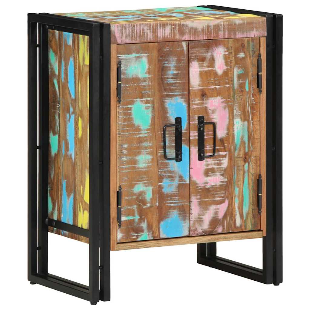 Vidaxx Schuhschrank mehrfarbig 56 x 35 x 70 cm massives Recyclingholz