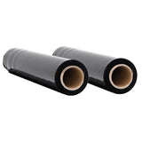 VidaXL Stretchfolie 2 Stück 20 μm 50 cm x 300 m schwarz - afbeelding 2