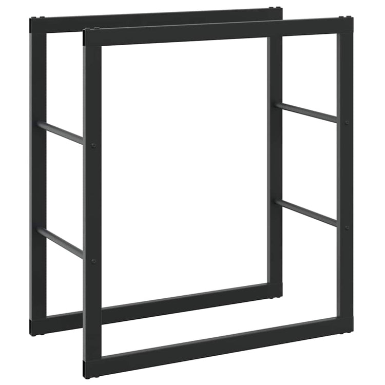 Vidaxx Kaminholzregal 55x30x61 cm Stahl schwarz