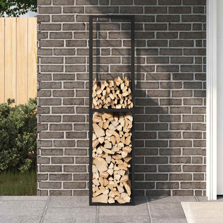 Vidaxl Kamin 50x30x209 cm Stahlschwarz