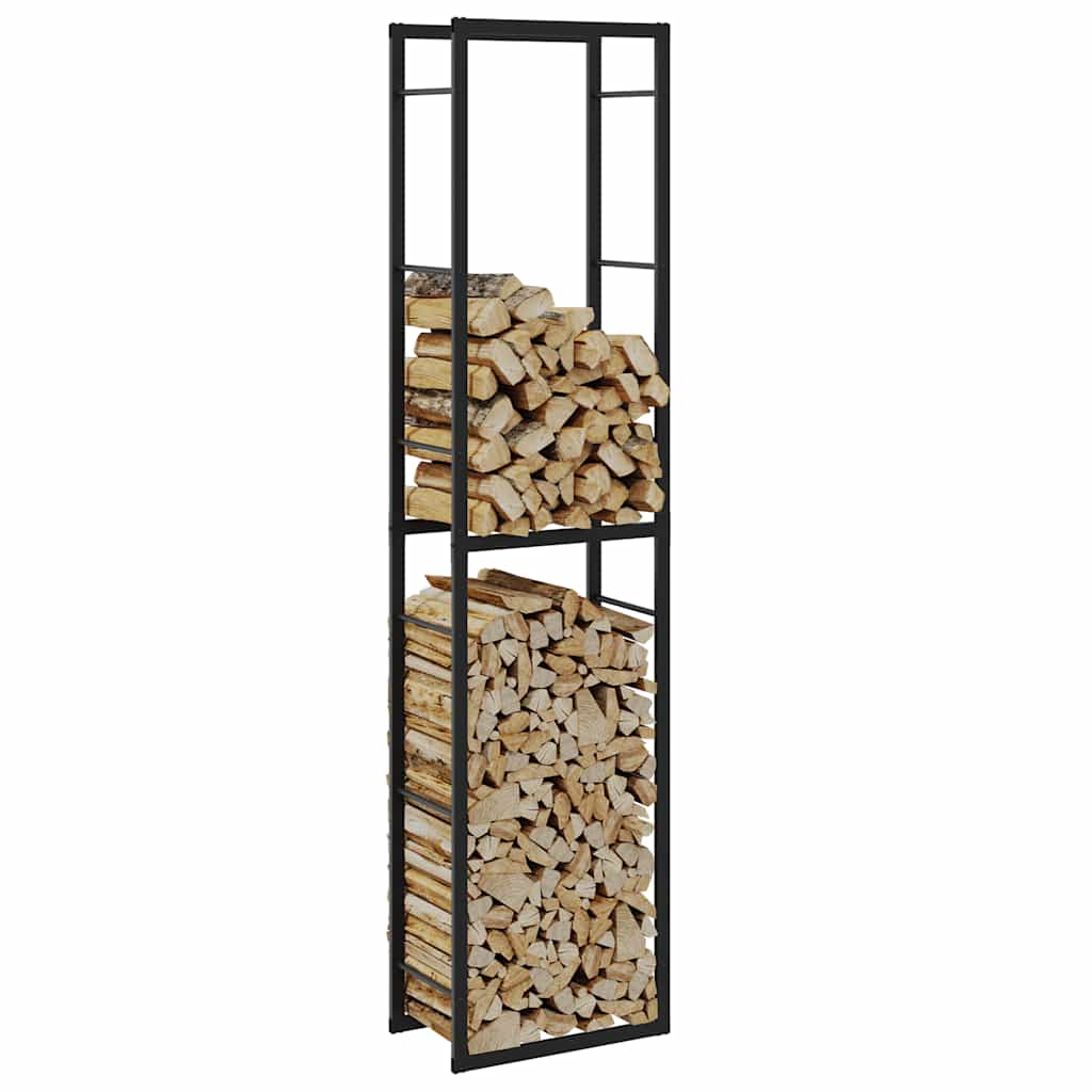 Vidaxl Kamin 50x30x209 cm Stahlschwarz