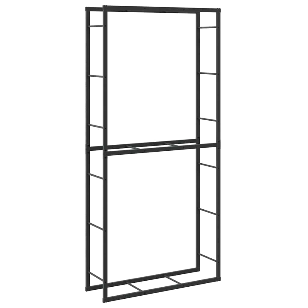 Vidaxl Kamin 100x30x209 cm Stahlschwarz