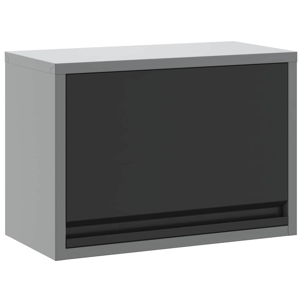 Vidaxx Werkzeugschrank mit Stauraum Schwarz und Grau 50 x 25 x 35 cm