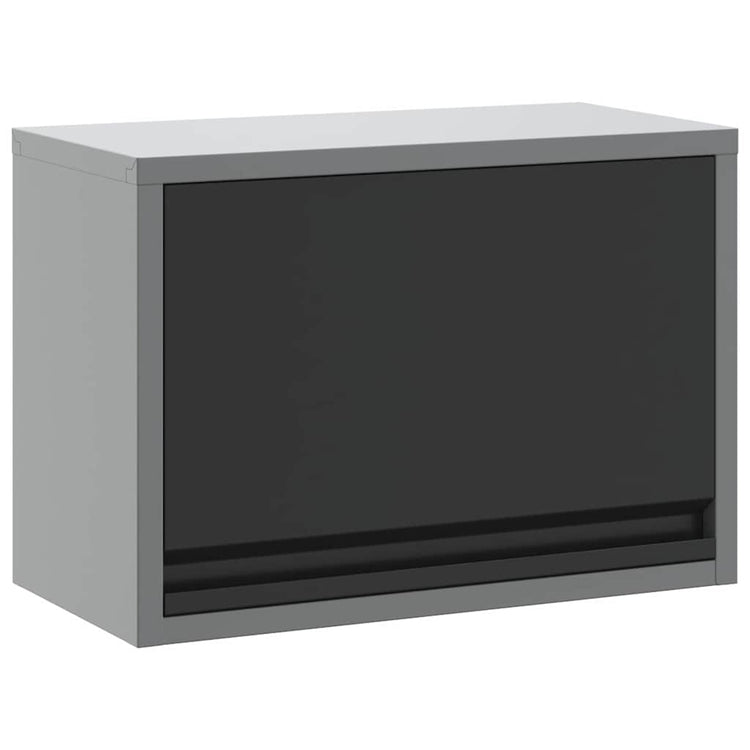Vidaxx Werkzeugschrank mit Stauraum Schwarz und Grau 50 x 25 x 35 cm