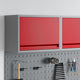 VidaXL Werkzeugschrank mit Stauraum Rot und Grau 50 x 25 x 35 cm