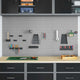 Vidaxx Tools Wandpaneel 3 Stk. Grau 150 x 1 x 80 cm