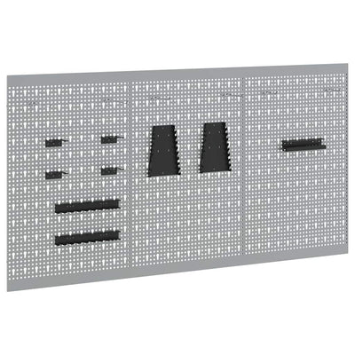 Vidaxx Tools Wandpaneel 3 Stk. Grau 150 x 1 x 80 cm