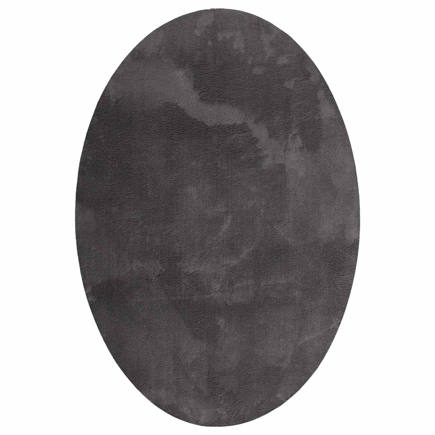 Vidaxl Teppiche Oval Huarte Anthrazit 120 x 170 cm 100 % Polyester