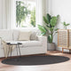 Vidaxl Teppiche Oval Huarte Anthrazit 140 x 200 cm 100 % Polyester