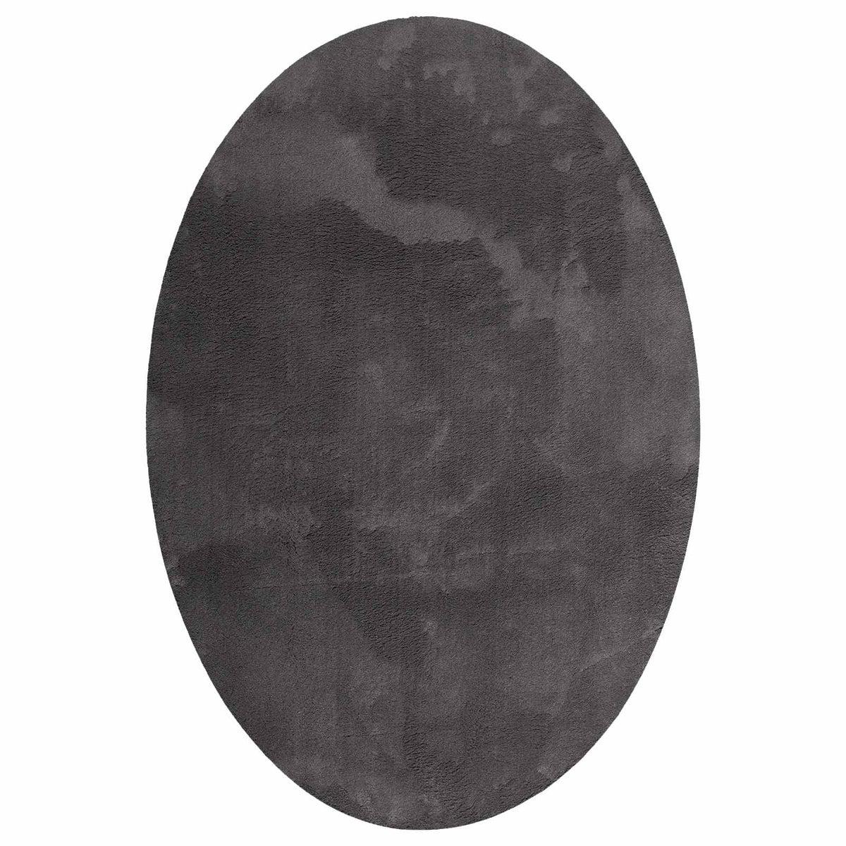 Vidaxl Teppiche Oval Huarte Anthrazit 140 x 200 cm 100 % Polyester