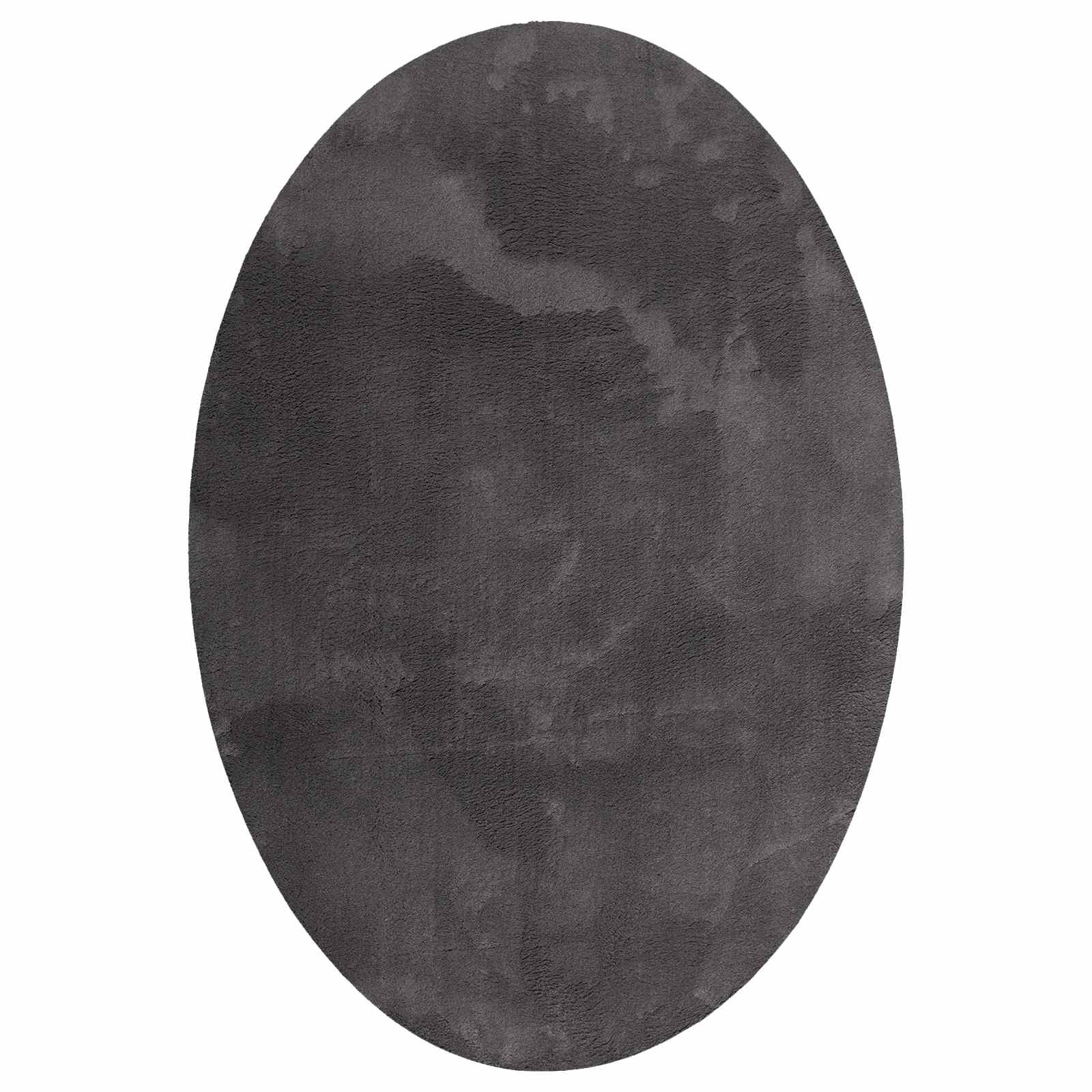 Vidaxl Teppiche Oval Huarte Anthrazit 160 x 230 cm 100 % Polyester