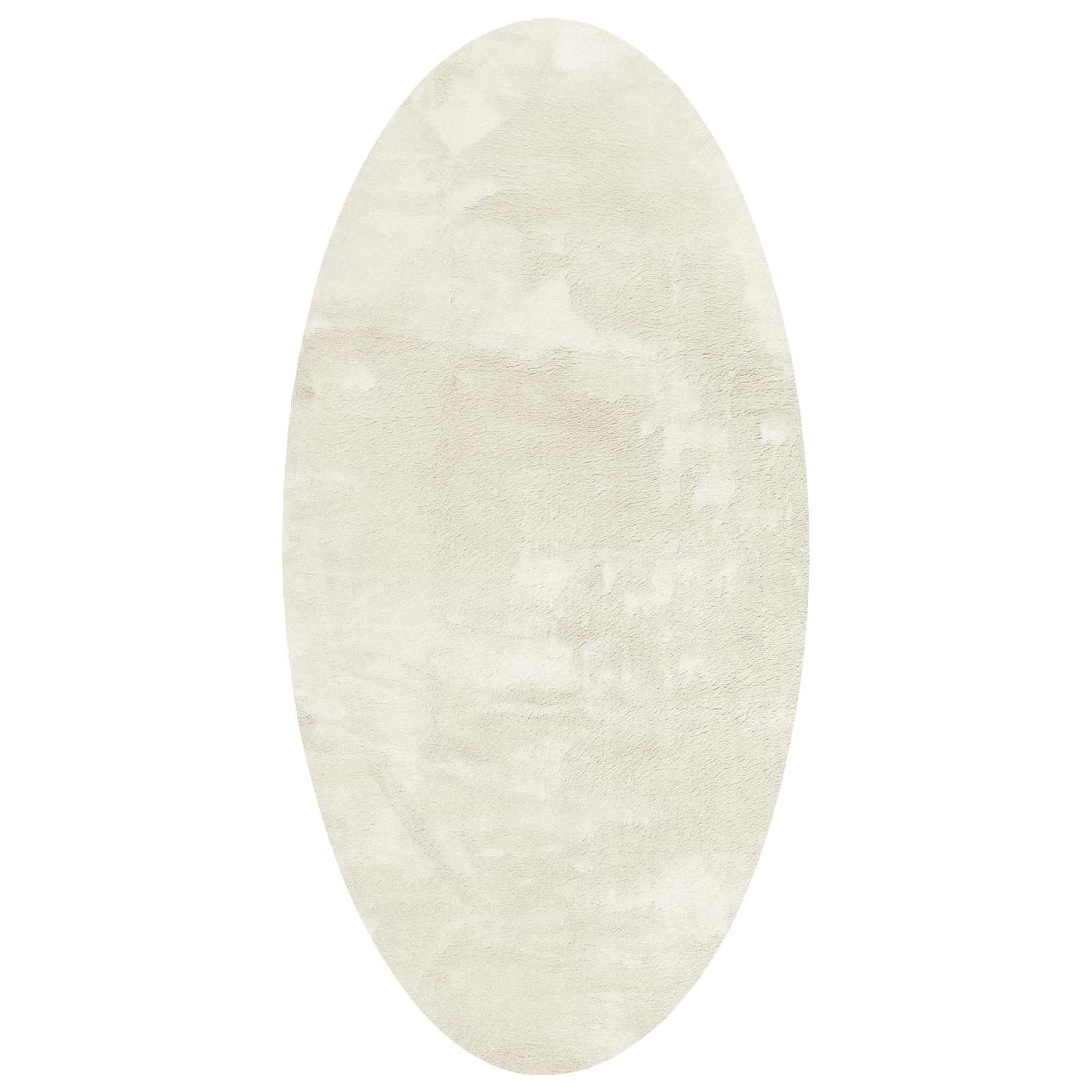 Vidaxl Teppiche Oval Huarte Creme 80 x 150 cm 100 % Polyester