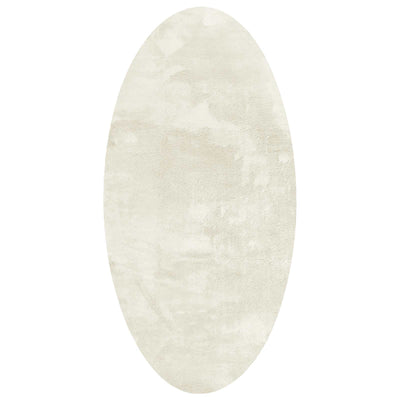 Vidaxl Teppiche Oval Huarte Creme 80 x 150 cm 100 % Polyester