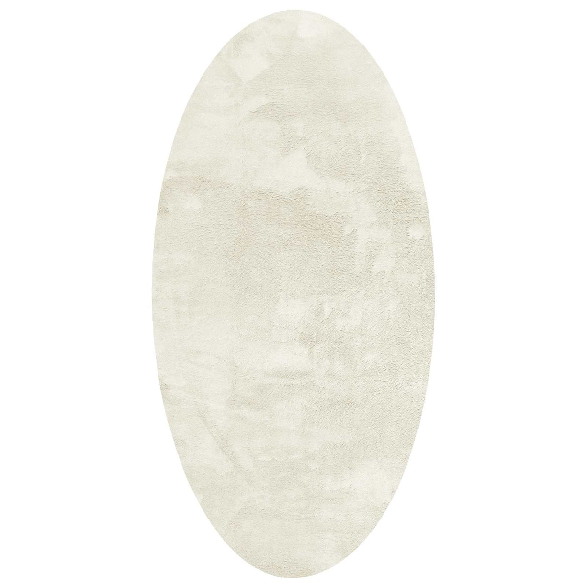 Vidaxl Teppiche Oval Huarte Creme 100 x 200 cm 100 % Polyester