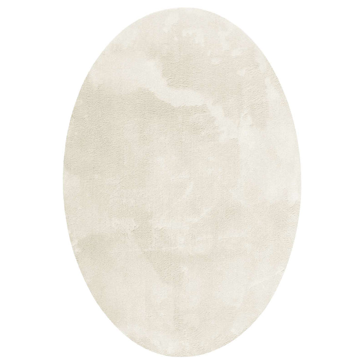 Vidaxl Teppiche Oval Huarte Creme 120 x 170 cm 100 % Polyester