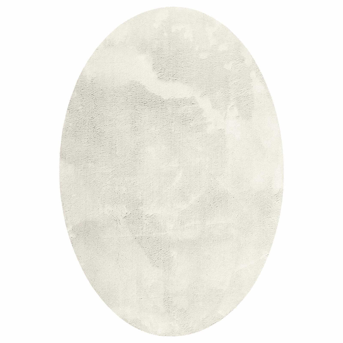 Vidaxl Teppiche Oval Huarte Creme 140 x 200 cm 100 % Polyester