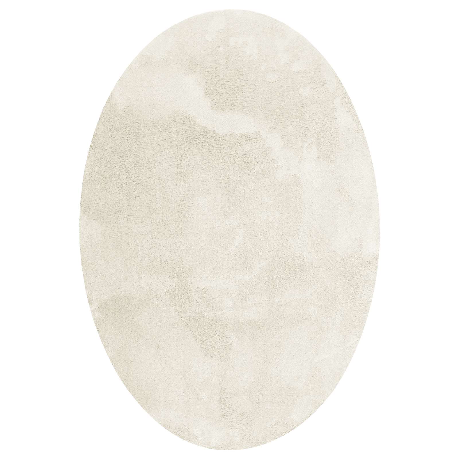 Vidaxl Teppiche Oval Huarte Creme 160 x 230 cm 100 % Polyester