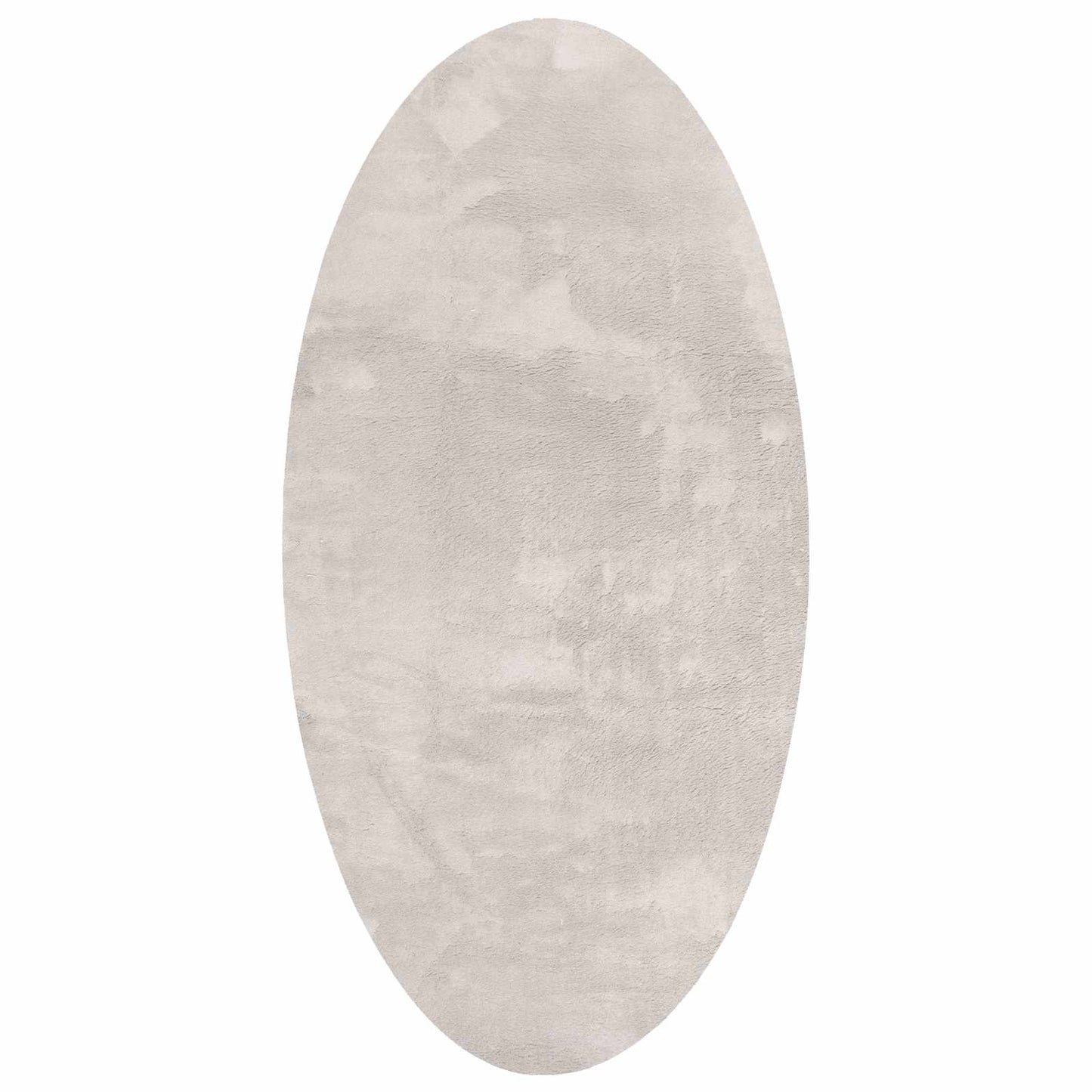 Vidaxl Teppiche oval Huarte Sand 100 x 200 cm 100 % Polyester