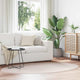 Vidaxl Teppiche oval Huarte Sand 140 x 200 cm 100 % Polyester