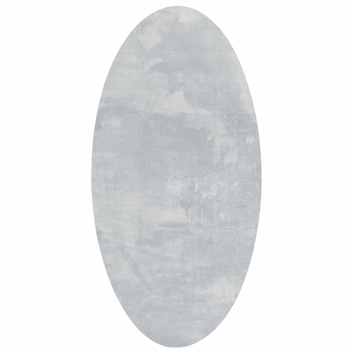 Vidaxl-Teppiche oval huarte grau 80 x 150 cm 100 % Polyester