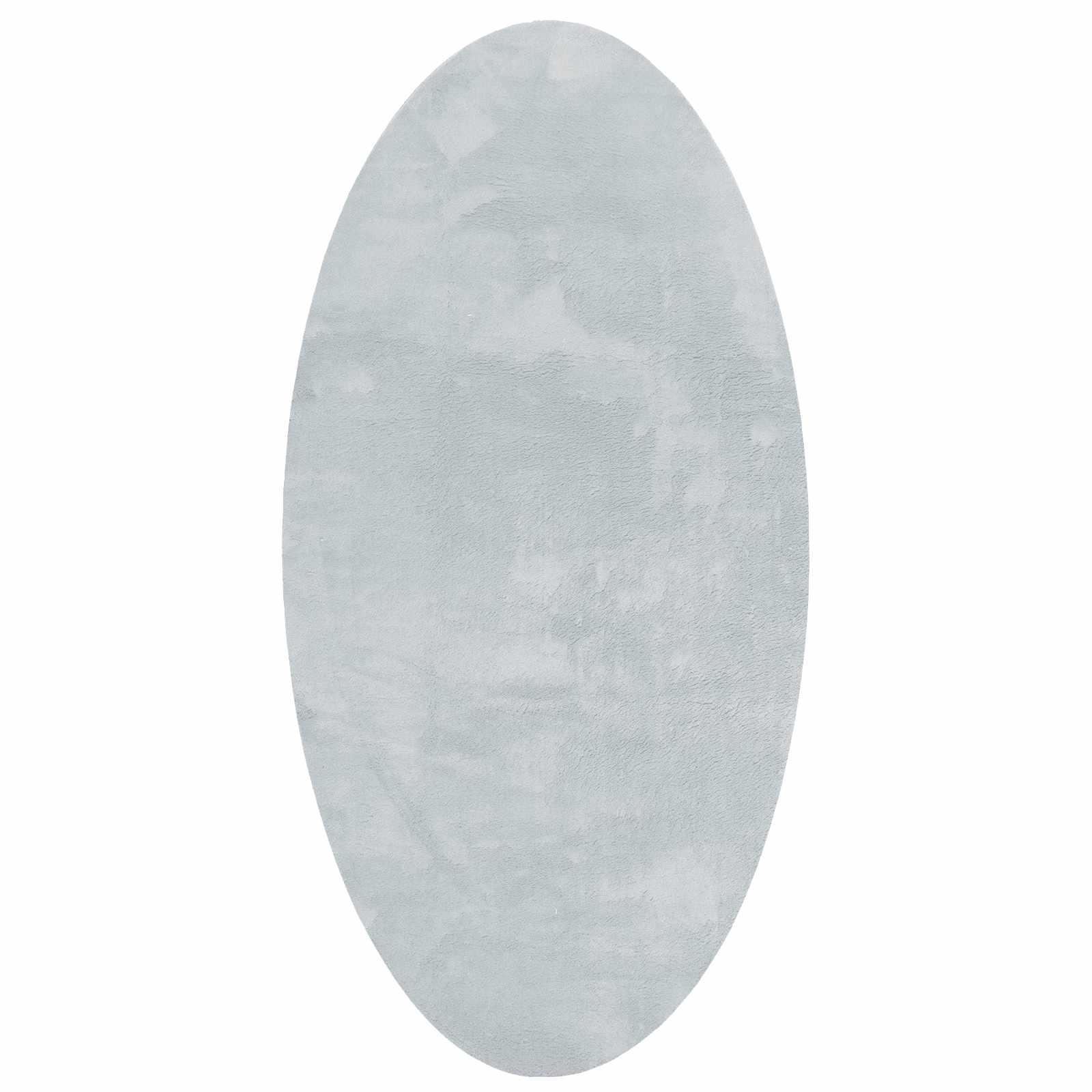Vidaxl Teppiche oval huarte grau 100 x 200 cm 100 % Polyester