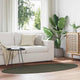 Vidaxl Teppiche oval Huarte Waldgrün 100 x 200 cm 100 % Polyester
