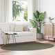 Vidaxl Teppiche oval Huarte Waldgrün 140 x 200 cm 100 % Polyester