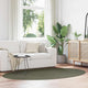 Vidaxl Teppiche oval Huarte Waldgrün 160 x 230 cm 100 % Polyester