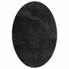 Vidaxl Teppiche Oval Huarte Schwarz 120 x 170 cm 100 % Polyester