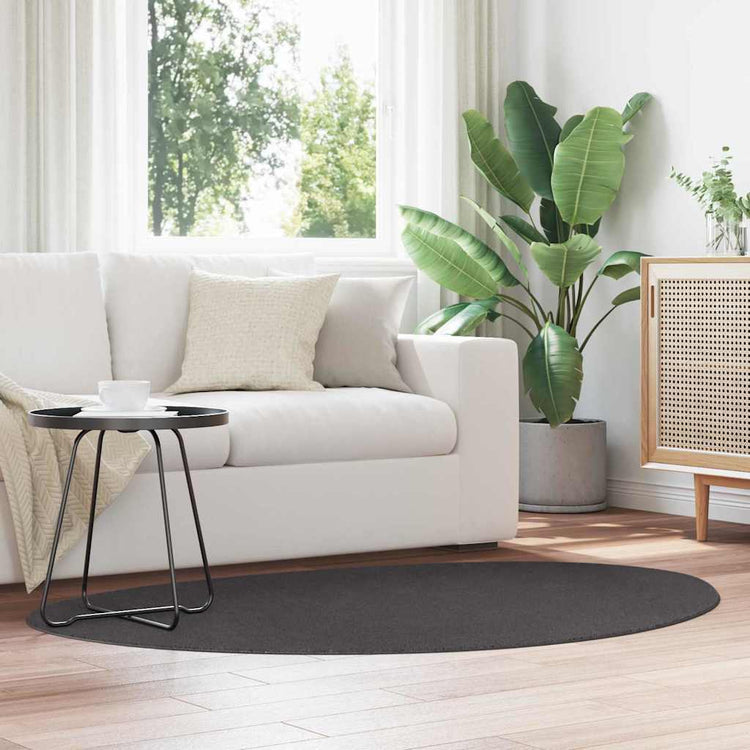Vidaxl Teppiche Huarte Anthrazit 120 x 170 cm Polyester