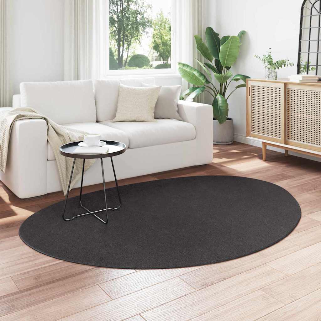 VidaXL Teppiche Huarte Anthrazit 140 x 200 cm Polyester