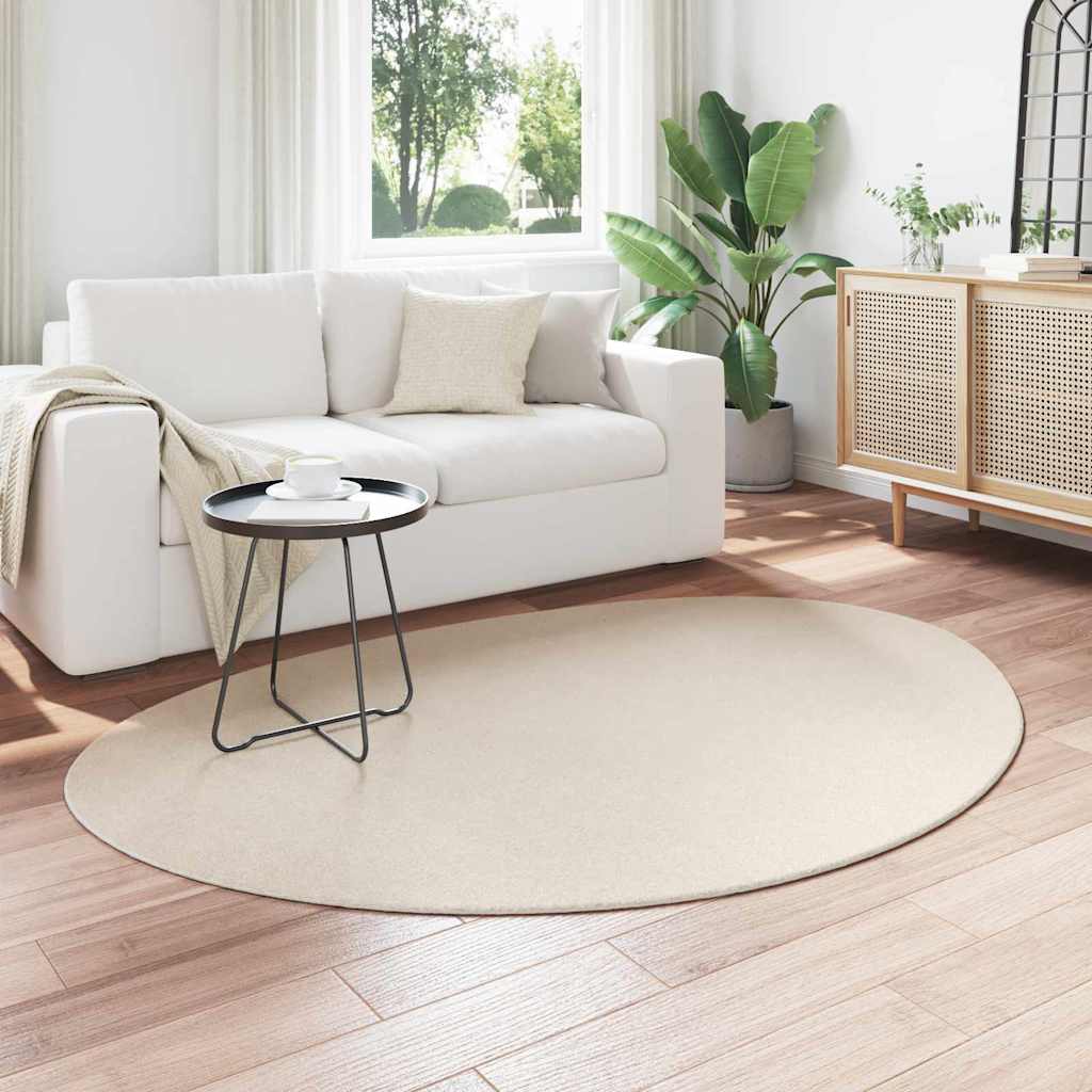 VidaXL Teppiche Huarte Beige 140 x 200 cm Polyester