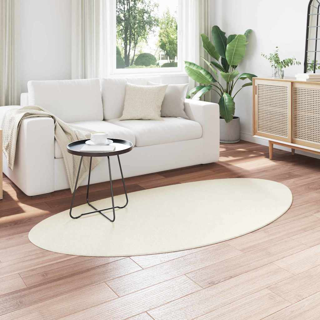 VidaXL Teppiche Huarte Creme 80 x 150 cm Polyester