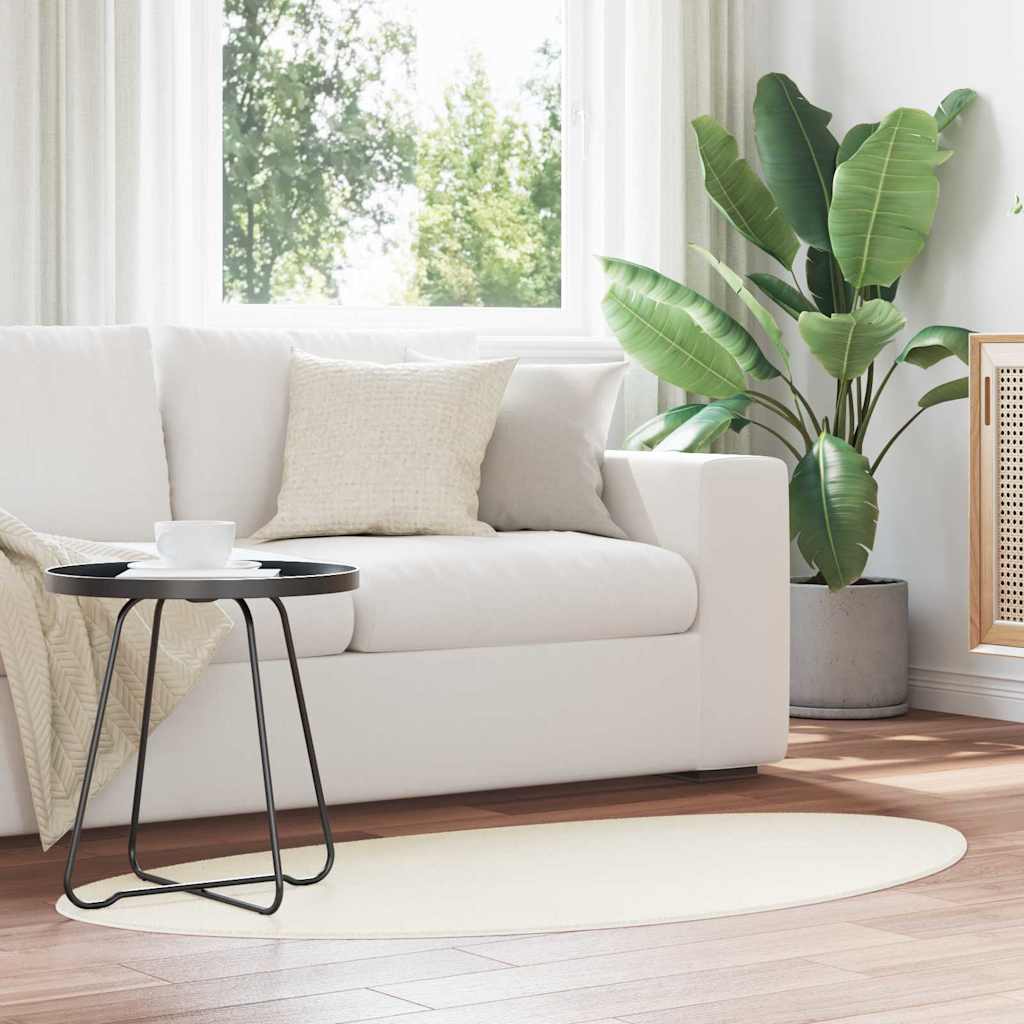 VidaXL Teppiche Huarte Creme 160 x 230 cm Polyester