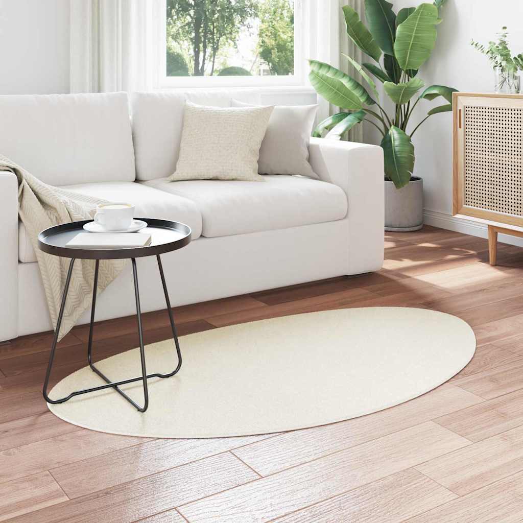 VidaXL Teppiche Huarte Creme 160 x 230 cm Polyester
