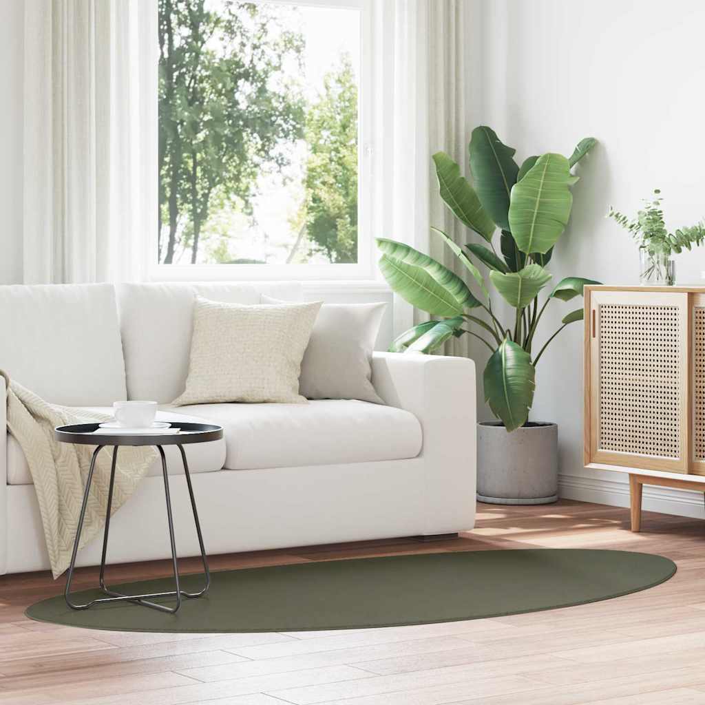 VidaXL Teppiche Huarte Waldgrün 100 x 200 cm Polyester