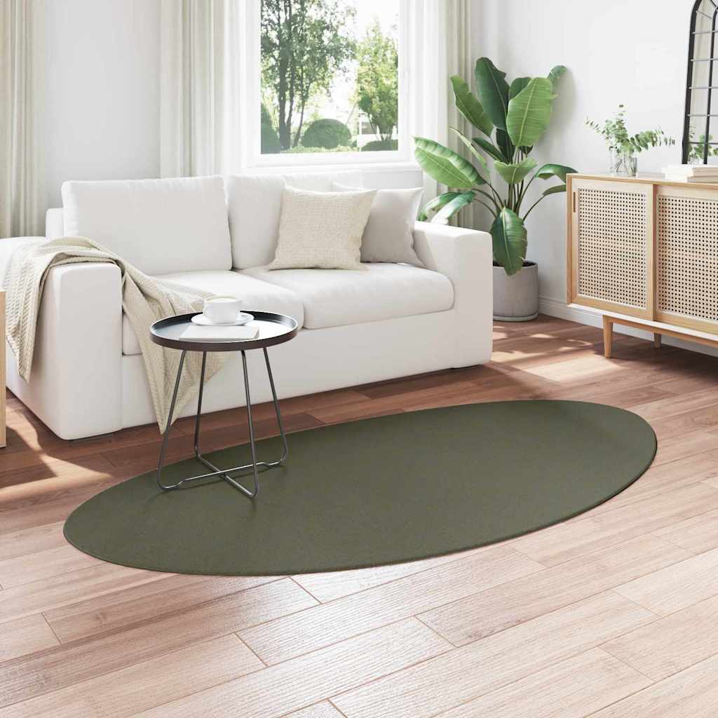 VidaXL Teppiche Huarte Waldgrün 100 x 200 cm Polyester