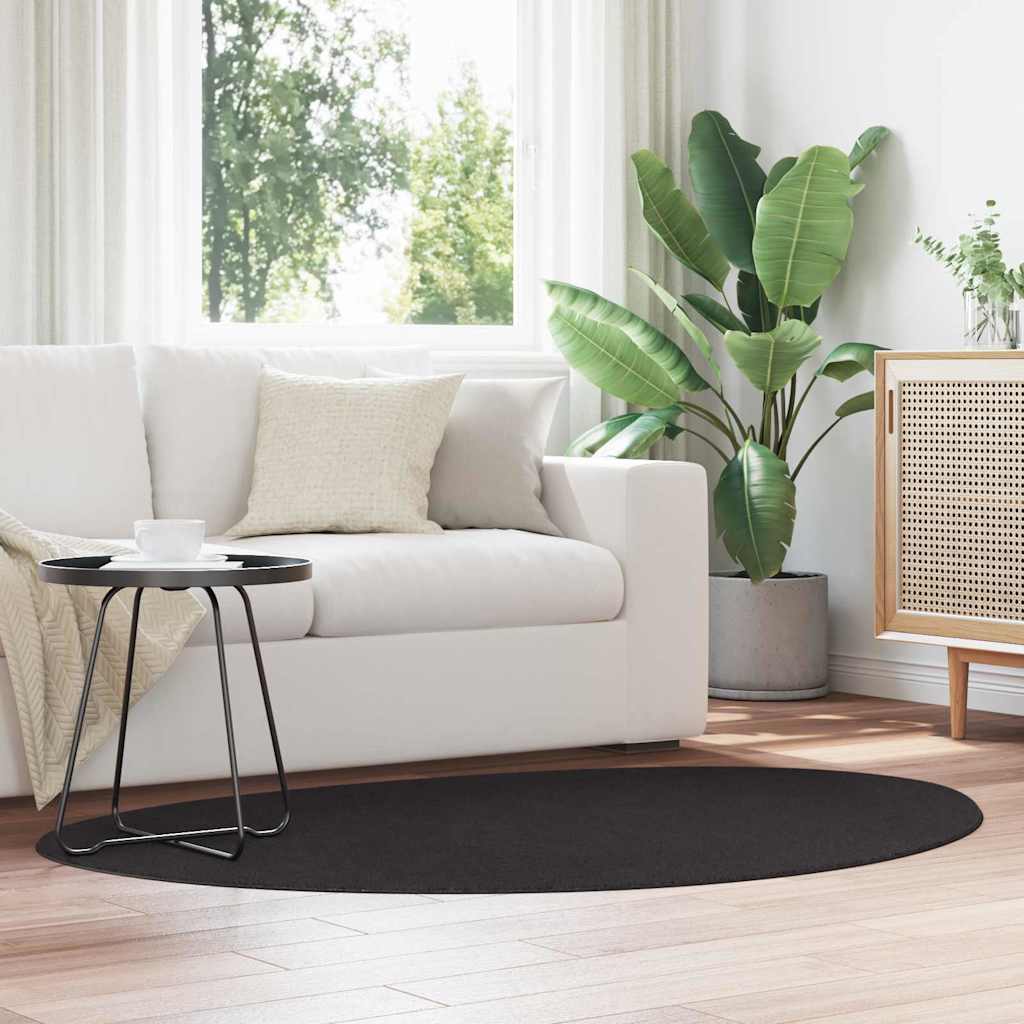 VidaXL Teppiche Huarte schwarz 120 x 170 cm Polyester